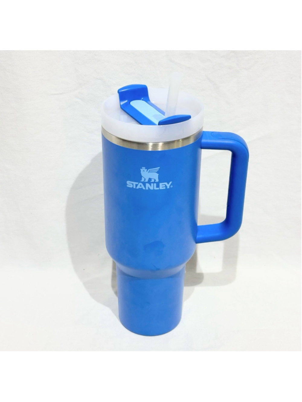 Stanley 30 oz Quencher H2.O FlowState Tumbler Mug - Blue Azure No Box-New Unused